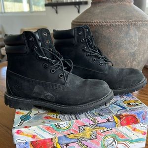 Black Timberland Boots